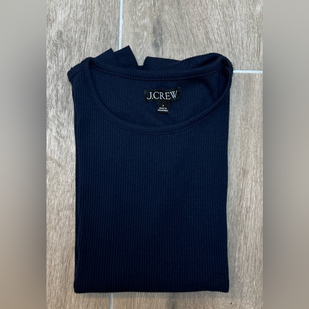 J Crew Ribbed Ruffle Tank Top For Women